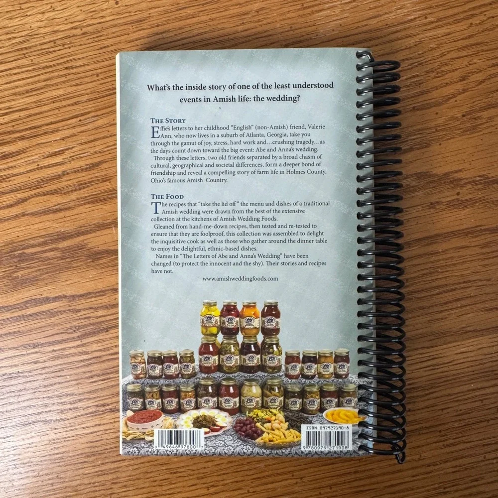 Amish Wedding Story & Cookbook Larry Miller‎ Doyle Yoder Spiral Bound